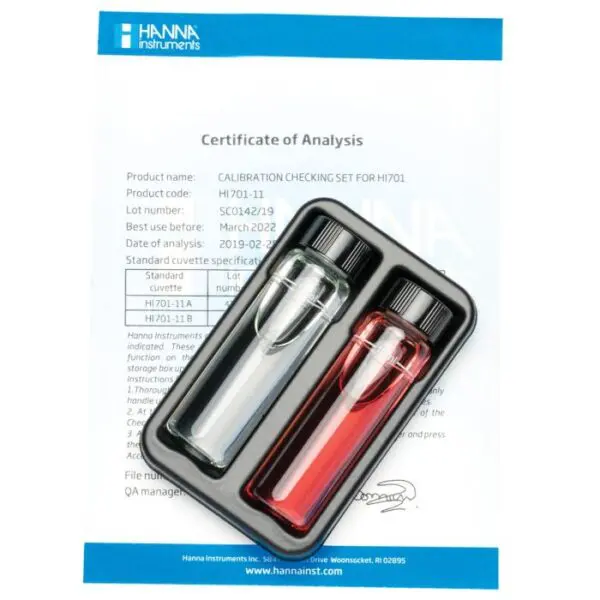 Set de Calibración de Cloro Libre para Checker HC® - HI701-11