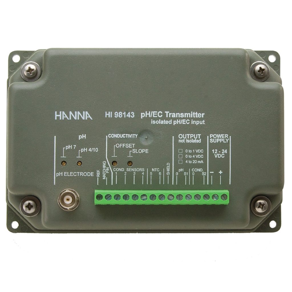 Transmisor de pH y CE