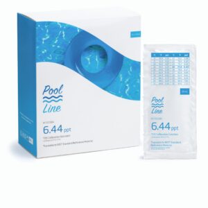 Solución Estándar de TDS de 6.44 ppm Línea Piscina (25 Sobres x 20 mL)