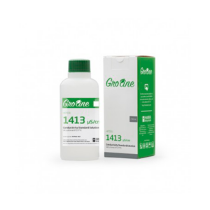 Estándar de Conductividad GroLine 1.413 μS / cm con Certificado (Botella de 120 mL) - HI7031-012