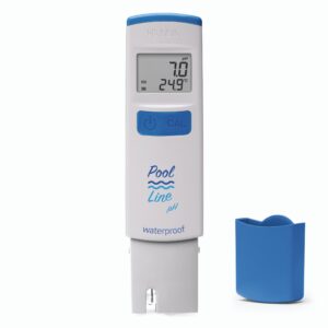 Tester de Bolsillo para pH y Temperatura Línea Piscina con Resolución de 0.1 pH - HI 981074