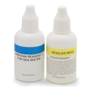 Reactivos de Reemplazo del Kit de Pruebas de Amoniaco para Agua de Mar (25 Pruebas) - HI3826-025