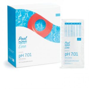Solución de pH 7.01 Línea Piscina (25 Sobres x 20 mL)