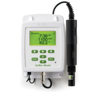 Monitor GroLine para nutrientes hidropónicos - HI981421 - Sonda roscada para montaje de inserción.