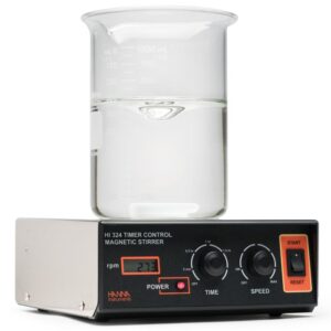 Mini Agitador con Cubierta de Acero Inoxidable, Tacómetro y Temporizador (5L) - HI324N-2