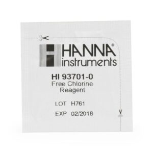 Reactivos de Reemplazo del Kit de Pruebas para Cloro Libre Rango Bajo y Medio (200 Pruebas) - HI38018-200
