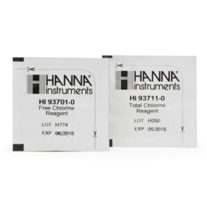 Reactivos de Reemplazo para el Kit de Pruebas para Cloro Libre y Total (Rango Bajo, Medio y Alto) - HI38020-200