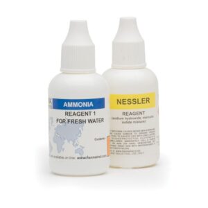 Reactivos de Reemplazo del Kit de Pruebas para Amoniaco en Agua Dulce (100 Pruebas) - HI38049-100