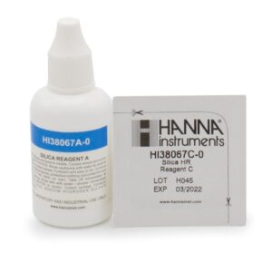 Reactivos de Reemplazo del Kit Químico de Pruebas para Sílice (100 pruebas) - HI38067-100