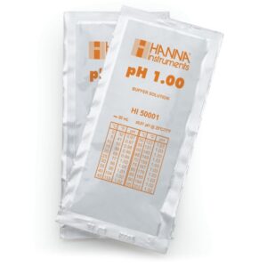 Sobres de Solución de Calibración Técnica pH 1.00 (25 x 20 mL) - HI50001-02