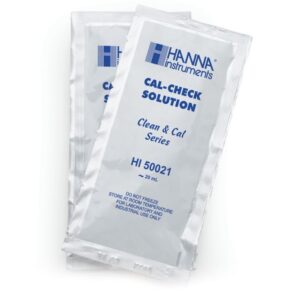 Solución de Verificación de Calibración para HI9813-6 (25 sachets x 20 mL) - HI50021P