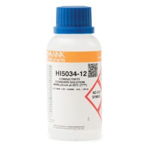 Solución Estándar de Conductividad 80,000 µS/cm (120 mL) - HI5034-12