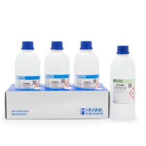 Soluciones de Calibración Técnica de pH 4.01, 7.01 y 10.01 con Solución de Almacenamiento de Electrodos (4 x 500 mL) - HI54710-10