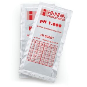 Sobres de Solución de Calibración Milésima pH 1.000 (25 x 20 mL) - HI60001-02