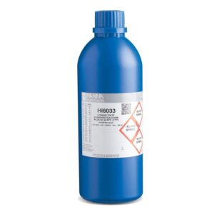 Solución Estándar de Conductividad de 84 µS/cm en Frasco a Prueba de Luz (500mL) - HI6033