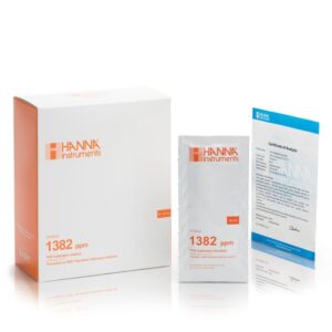 Solución Estándar de TDS de 1382 mg/L (ppm) (25 sobres x 20 mL) - HI70032C