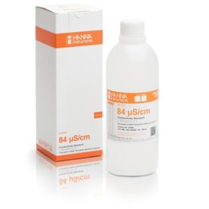 Solución de Calibración de Conductividad de 84 µS/cm (Botella 500mL) - HI7033L
