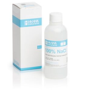 Solución de Calibración  de NaCl al 100% para Lecturas de Salinidad de Agua de Mar (230 mL) - HI7037M