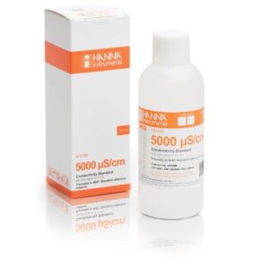 Solución Estándar de Conductividad 5000 µS/cm (230 mL) - HI7039M