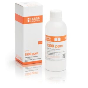 Solución de Calibración de TDS de 1500 mg/L (ppm) (Botella 230 mL) - HI70442M