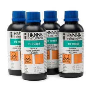 Solución Estándar de Yodo (0.00188 N), 4 x 250 mL - HI70469