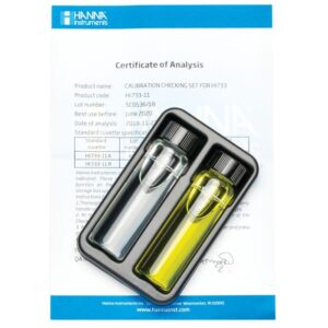Set de Verificación de Calibración para Checker® HC de Amoníaco de Rango Alto - HI733-11