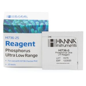 Reactivos para Checker® HC de Fósforo Rango Ultra Bajo (25 pruebas) - HI736-25