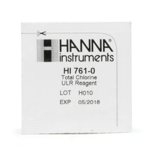 Reactivos para Checker® HC de Cloro Total Rango Ultra Bajo (25 Pruebas) - HI761-25