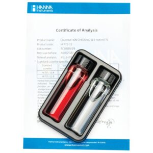 Set de Verificación de Calibración para Checker® HC de Cloro de Rango Ultra Alto - HI771-11