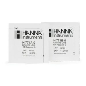 Reactivos de Cloro para Checker® HC Rango Ultra Alto (25 Pruebas) - HI771-25