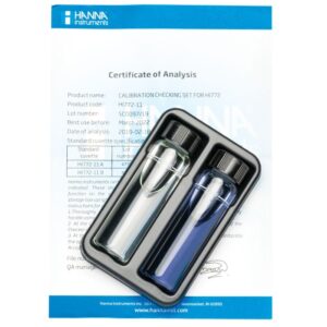 Set de Verificación de Calibración para Checker® HC de Alcalinidad Marina (dKH) - HI772-11