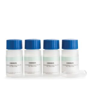Solución Electrolítica KCl 3.5M para Electrodos de Doble Unión en Botella FDA (4 X 30mL) - HI8082