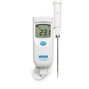 Termómetro Termopar Tipo K para Alimentos con Sonda Ultra Rápida - HI9350011