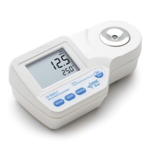 Refractómetro Digital para % Brix y Alcohol Potencial (%V/V) para Análisis en Vino, Mosto y Jugo - HI96813
