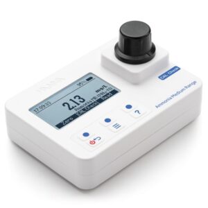 Fotómetro Portátil para Amoniaco de Rango Medio con CAL Check -
  HI97715