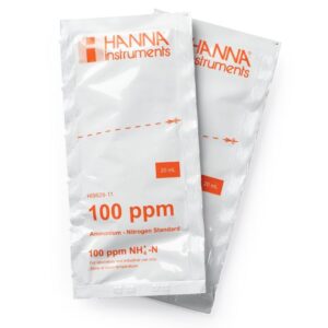 Sobres de Solución Estándar de Calibración de Amonio de 100 ppm para HI9829 (25 x 20 mL) - HI9829-11